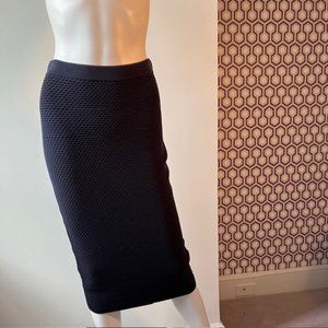 Jonathan Simkhai Skirt, Navy Blue, Size Small